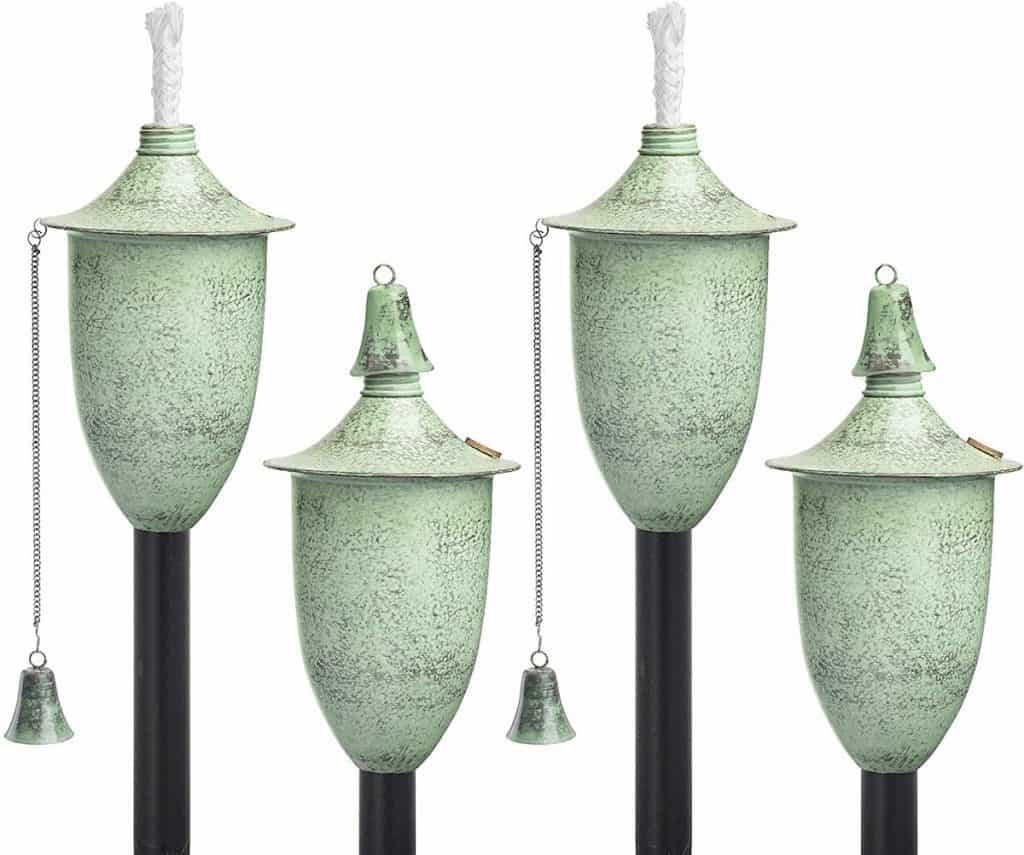 Enjoy your summer by keeping the mosquitos at bay and adding a whole lot of flair to your backyard bar with these must-have tiki torches.