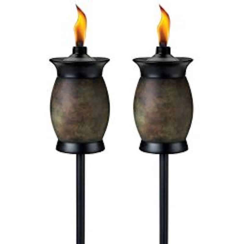 Enjoy your summer by keeping the mosquitos at bay and adding a whole lot of flair to your backyard bar with these must-have tiki torches.