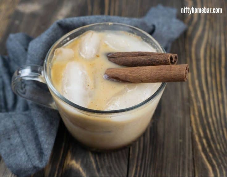 Enjoy this simple and tasty Gingerbread White Russian Cocktail and get all the holiday feels. You'll be rockin' round the Christmas tree in no time!