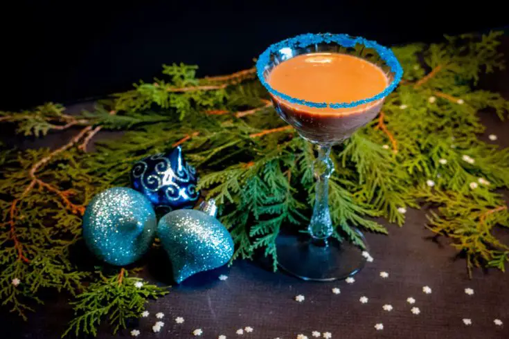 Make the holidays even more special with this tasty chocolate peppermint cocktail. It's vegan friendly, made with chocolate almond milk and peppermint vodka.
